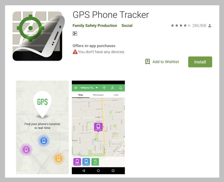 Cài đặt phần mềm GPS Phone Tracker nhanh chóng