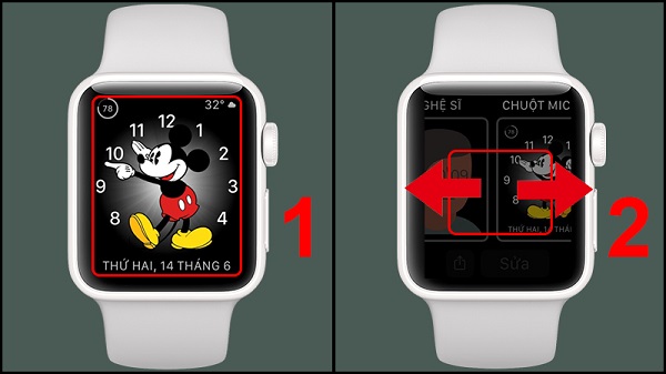 Cách xóa mặt màn hình đồng hồ qua Apple Watch