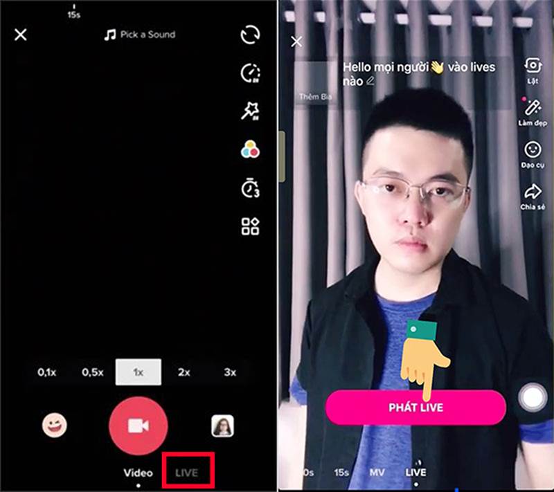 Cách livestream trên tiktok cho người mới 2022 