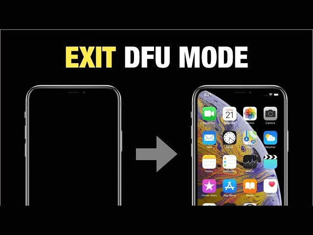 Thoát khỏi chế độ DFU - Nâng cấp phần mềm thiết bị trên iPhone
